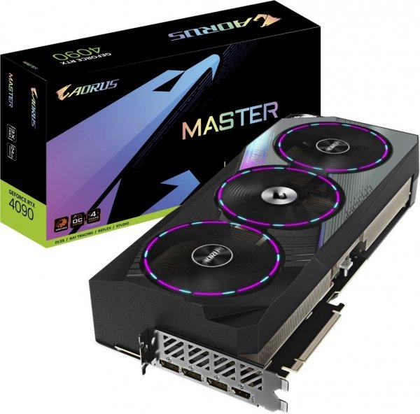 EOL - wycofany z oferty - Karta graficzna GeForce RTX 4090 Aorus Master 24GB GDDR6X 384bit 3DP/HDMI