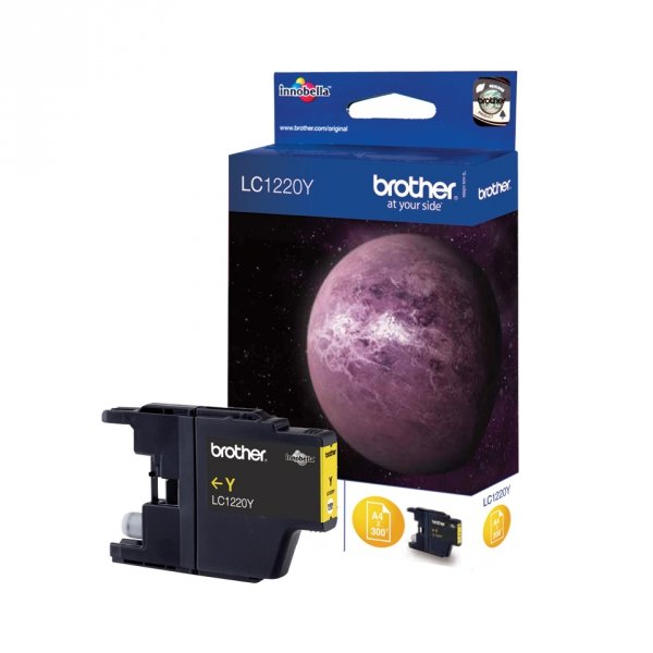 Tusz Brother LC-1220Y. yellow. 300s. Brother DCP-J925 DW LC1220Y