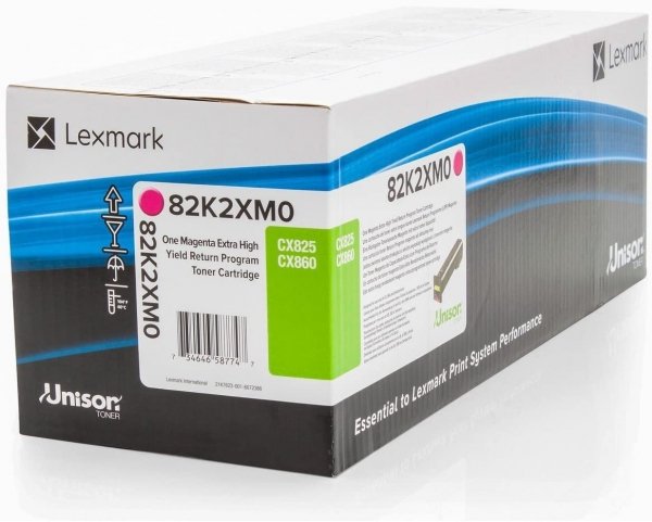 Toner Lexmark 82K2XM0, magenta, 22000s, return, extra duża pojemnośÄ‡, Lexmark CX825de,CX825dte,CX825dtfe,CX860de,CX860d 82K2XM0