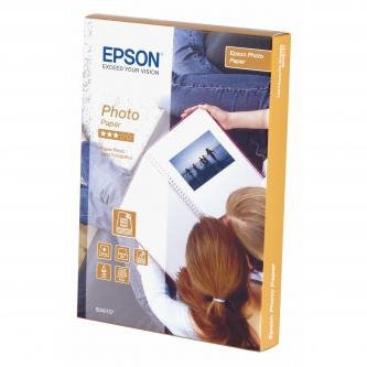 Epson Photo Paper, foto papier, połysk, biały, Stylus Color, Photo, Pro, 10x15cm, 4x6&quot;, 194 g/m2, 70 szt., C13S042157, atrament