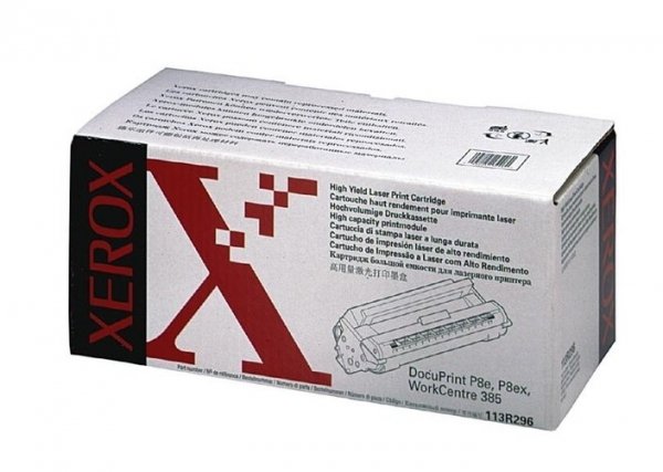 Xerox oryginalny toner 113R00296, black, 5000s, Xerox DocuPrint P8e, P8ex, W385 113R00296