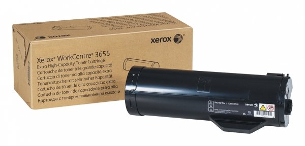 Toner Xerox black 25900sh f WorkCentre 3655 106R02741