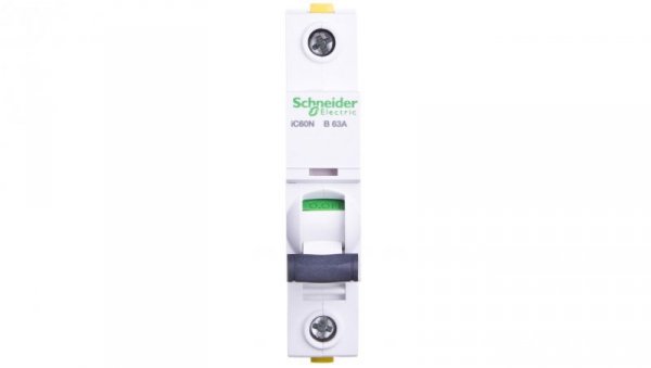 Wyłącznik nadprądowy 1P B 63A 6kA AC iC60N-B63 A9F03163