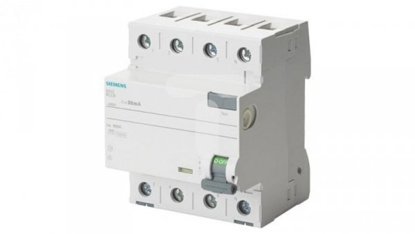 Wyłącznik różnicowoprądowy 4P 40A 0,03A typ A 30mA 400V SENTRON 5SV3344-6
