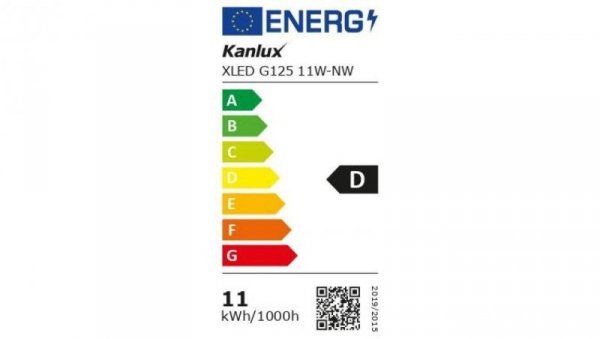 Żarówka LED E27 11W XLED G125 11W-NW 1520lm 4000K 33512