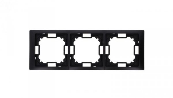 Simon Basic Ramka 3-krotna Neos IP20 czarny mat BMRC3/49