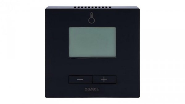 REGULATOR TEMPERATURY PROSTY, BATERYJNY , PRZEKAŹNIKOWY TYP: LBR-01 CZARNY