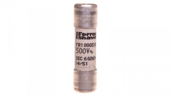 Wkładka bezpiecznikowa cylindryczna 10x38mm 6A gG 500V DF2CN06
