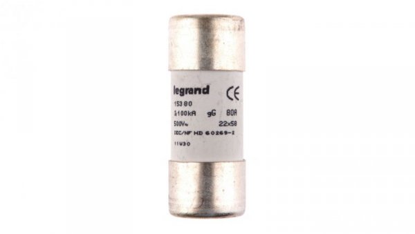 Wkładka bezpiecznikowa cylindryczna 22x58mm 80A gL 500V HPC 015380