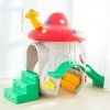 domek grzybek, domek most z tunelem, domek leśna chata, z weranda domek, domek na plac zabaw, domek plastikowy, domek do ogrodu, domek w serduszka, domek muchomor 2