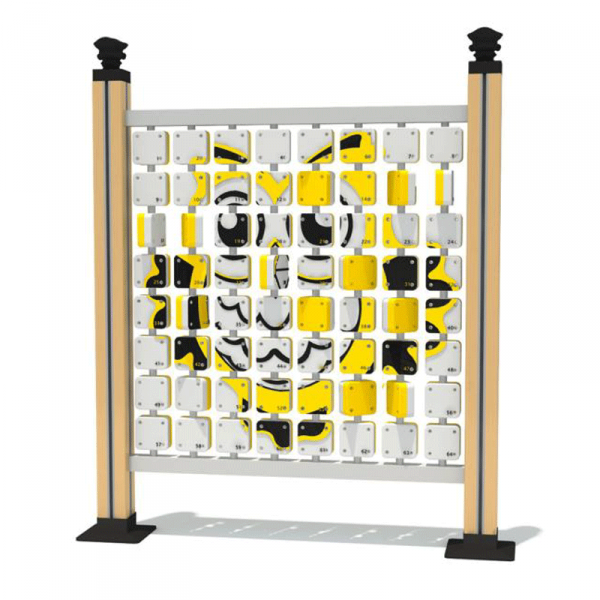 Panel edukacyjny Mądra Sowa – układanka edukacyjna dla dzieci na plac zabaw