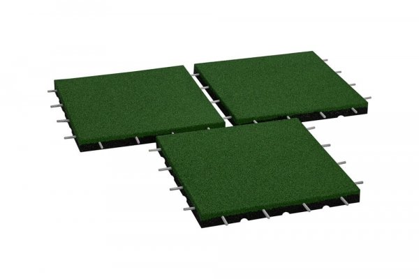 Montaż nawierzchni EPDM – elastyczne płyty gumowe z odpływami i systemem montażowym