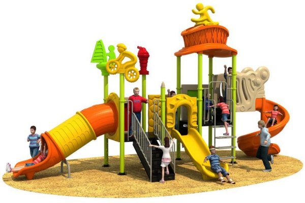 Plac zabaw Marzenia 07 – zestaw dla dzieci ze zjeżdżalniami i wieżami, EN 1176