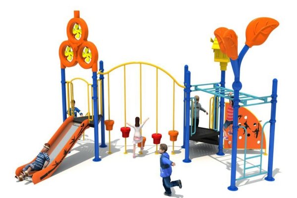 plac zabaw sprawnościowy z elementami linowymi dla dzieci, zestaw linowy na plac