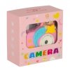 Aparat cyfrowy fotograficzny dla dzieci kamera zabawka + karta 32GB różowy syrenka