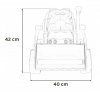 Traktor Spychacz G320 dla najmłodszych dzieci Czerwony + Ruchoma łyżka + Melodie + Klakson + Światła LED