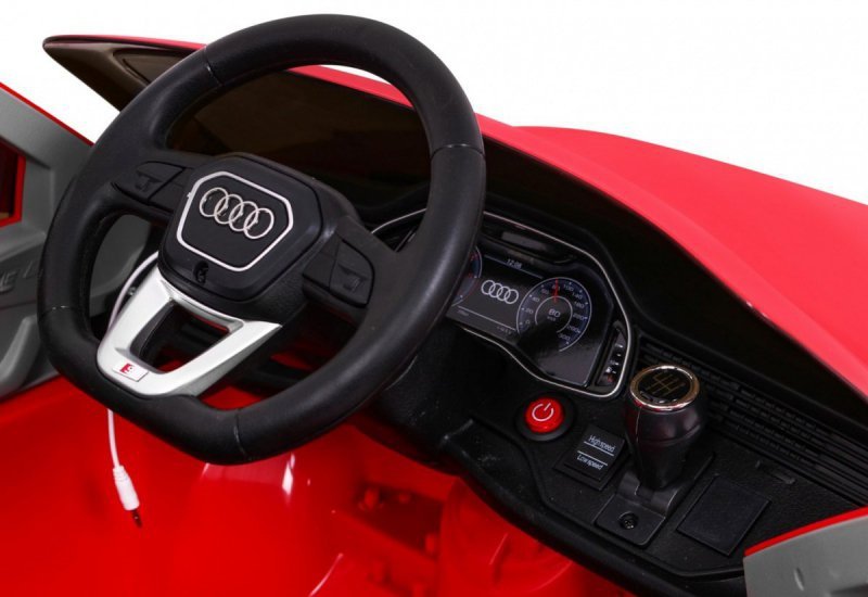 Audi Q8 Lift na akumulator dla dzieci Czerwony SUV + Pilot