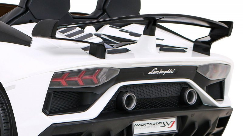 Lamborghini SVJ DRIFT dla 2 dzieci Biały + Funkcja driftu + Pilot