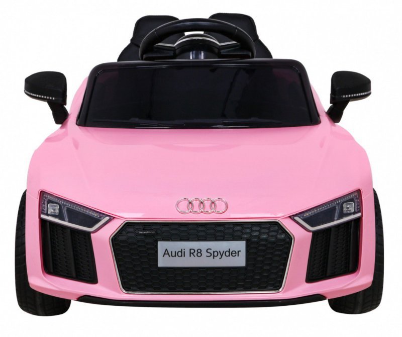 Audi R8 na akumulator dla dzieci Różowy + Pilot + EVA + Wolny Start + MP3 LED