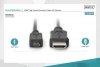 Digitus Kabel połączeniowy HDMI HighSpeed z Ethernetem 4K 60Hz UHD Typ HDMI A/HDMI D M/M 2m Czarny