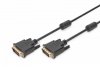 Digitus Kabel połączeniowy DVI-D DualLink 1080p 60Hz FHD Typ DVI-D (24+1)/DVI-D (24+1) M/M czarny 0,5m