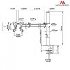 Maclean Uchwyt biurkowy do monitora LCD MC-690 13-27 cali 8kg