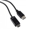 4world Kabel Display Port (M) HDMI (M) 2m czarny