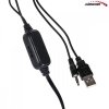 Audiocore Głośniki komputerowe 6W USB czarne/czerwone AC855R