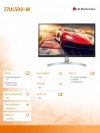 LG Electronics Monitor 27 27UL500-W