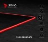 Elmak Podkładka pod mysz gaming SAVIO Turbo Dynamic S 250x250x2mm, obszyta