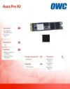 OWC Dysk SSD Aura Pro X2 SSD 1TB 1536MB/s Mac Pro 2013 Heatsink