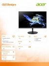 Acer Monitor 27 cali CB272 bmiprx