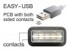 Delock Kabel USB-A(M) kątowy lewo/prawo-USB-B(M) 2.0 1m