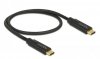 Delock Kabel USB-C M/M 3. 1 GEN 2 0.5m czarny