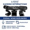 Elmak Kamera Internetowa USB HD SAVIO CAK-03 z mikrofonem, 1280x720