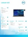 Dell Latitude 7420 Win10Pro i5-1145G7/256GB/16GB/Intel Iris XE/14.0FHD/Touch/4Cell/WWAN/KB-Backlit/3Y PS/