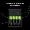 Green Cell Ładowarka VitalCharger do akumulatorów AA / AAA Ni-MH USB-C