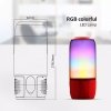 V-tac Głośnik przenośny LED Bluetooth Czerwony