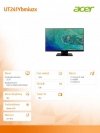 Acer Monitor 24 cale UT241Ybmiuzx TOUCH, IPS, 4ms, 250nits