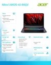 Acer Notebook Nitro 5 AN515-45-R15L  WIN10H/R95900HX/16G/1T/RTX3080/15.6''