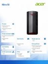 Acer Desktop Nitro 50  N50-640 i5-12400/RTX3060/16/512