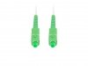 Lanberg Patchcord światłowodowy Sm Sc/Apc-Sc/Apc Simplex 3.0mm 10M biały