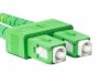 Lanberg Patchcord światłowodowy Sm Sc/Apc-Sc/Apc Duplex 3.0mm 2m żółty