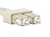 Lanberg Patchcord światłowodowy Mm Sc/Upc-Sc/Upc Duplex 3.0mm 2m pomarańczowy