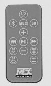 MTX Bezprzewodowy soundbar stereo Hi-Fi - iP3 - wbudowany Bluetooth, microSD