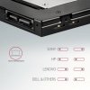 AXAGON RSS-CD12 Ramka na 2,5 SSD-HDD do gniazda DVD, 12.7mm LED aluminium
