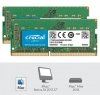 Crucial Pamięć DDR4 SODIMM do Apple Mac 16GB(2*8GB)/2400 CL17 (8bit)