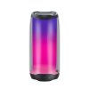 WEKOME Bezprzewodowy głośnik Bluetooth V5.0 LED Czarny