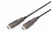 Digitus Kabel hybrydowy AOC HDMI 2.0 Premium High Speed Ethernet 4K60Hz UHD HDMI D/A HDMI D/A M/M z odłączanym wtykiem, 10m, Cza