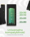 IcyBox Obudowa IB-1917M-C32 NVMe USB 3.2 Gen 2x2,  20 Gbit/s